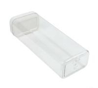 Recipiente hermético para almacenamiento de alimentos con cuerpo transparente para una fácil identificación de contenido como harina de arroz, granos de azúcar y frijoles (1800 ml)