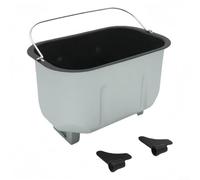 Recipiente Hornear Pan Máquina con Doble Pala Mezcladora - Cubeta Metal Sustituto 24.8x15.5cm Cocina
