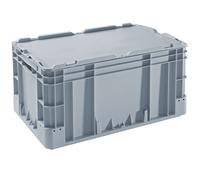 Recipiente industrial, capacidad 60 l, L x A x H 600 x 400 x 320 mm, gris