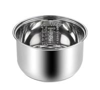 Recipiente interior de acero inoxidable 304 for olla arrocera, compatible con Zojirushi NS-TSC10 (5,5 tazas). Recipiente interior de repuesto for olla multiusos.