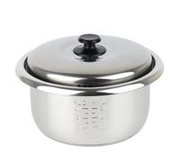 Recipiente interior de acero inoxidable for olla arrocera compatible con Tristar RK-6111 RK-6126[11] Accesorios for olla arrocera