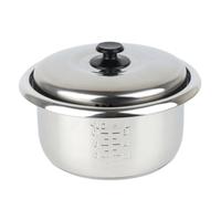 Recipiente Interior For Olla Arrocera De Acero Inoxidable 304 Engrosado, Compatible Con Ollas Multicocina Tristar, RK-6111 Y RK-6126 [1 L].