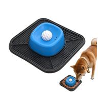 Recipiente lamedor para perros con bola rodante Alfombrilla Lamedora De