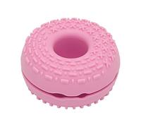 Recipiente Limpiador de brochas de Maquillaje de Silicona con Textura de Cambio Gradual y Textura Alargada. (Rosa)