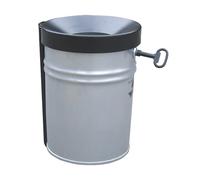 Recipiente mural para residuos, bajo llave capacidad 16 l, H x Ø 340 x 245 mm