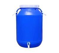 Recipiente para almacenar Agua Apto para Uso alimentario: un Cubo de Lluvia para Acampar Gratuito con Grifo, Ideal para Aventuras al Aire Libre y preparación para emergencias, un Cubo Seguro