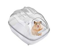 Recipiente para baño de para hámster - Chinchilla Bañera Chinchilla transparente que derrama y garantiza un ambiente limpio mientras tu hámster es el genio de la hora del baño para los