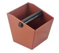 Recipiente para café molido - Espressso Knock Box, contenedor de residuos Bariista | Estación de descarga antideslizante, cubo de basura de café, colector de tierra resistente con base para limpieza a