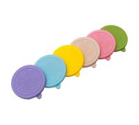 Recipiente para especias a prueba de fugas, 6 piezas reutilizables para salsa, cajas de aperitivos con tapa de silicona, portaaliños portátiles | Fiambrera para el trabajo, escuela, viajes, picnic