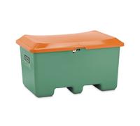 Recipiente para graneles de PFV CEMO, capacidad 400 l, sin abertura de extracción, con acceso inferior