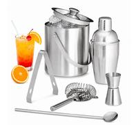 Recipiente para hielo, set de cócteles, accesorios de bar, acero inoxidable