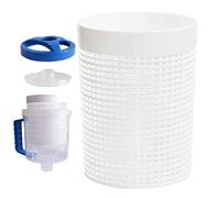Recipiente para hojas de piscina, gran capacidad para evitar obstrucciones, limpiador de filtro de cesta de malla para trampas de hojas, para el hogar, parques al aire libre, en el patio