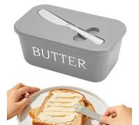 Recipiente para Mantequilla, Conservador de Mantequilla, Con Cortador Conservador Hermético De Queso Para Cocina Encimera