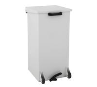 Recipiente para residuos con pedal y ruedas capacidad 110 l, A x H x P 390 x 800 x 390 mm