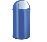 Recipiente para residuos con trampilla, acero helit, de cierre automático