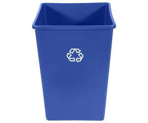 Recipiente para separación de material UNTOUCHABLE® Rubbermaid, capacidad 132 l, cuadrado