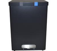 Recipiente para separar materiales RecycloKick 2 x 34 l, aluminio