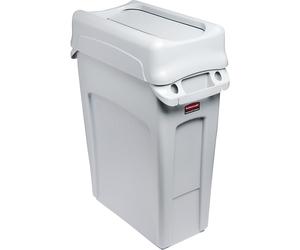 Recipiente para separar materiales SLIM JIM® Rubbermaid, capacidad 60 l, tapa oscilante
