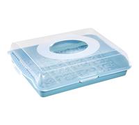 Recipiente para tartas azul Keeeper 45x35x11cm hermético transporte