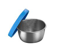 Recipiente pequeño para aderezo de ensalada - Mini Contenedores con ,Contenedores de condimentos con tapa, tazas de congelador con tapa de silicona a prueba de fugas, tazas de salsa con , mini de