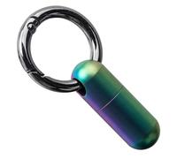 Recipiente pequeño para botellas de medicamentos, impermeable, dispensador de medicamentos, bolsillo para acampar al aire libre, lata de medicamentos