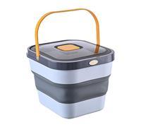 Recipiente Plegable para Comida de Animales domésticos - Plegable hermética con Cierre | Dispensador de alimento seco con Ruedas, Ideal para Aperitivos Perros y Gatos, Mezcla de volátiles