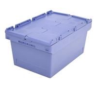 Recipiente reutilizable MB BITO, con tapa abatible en 2 piezas, apto para flejado