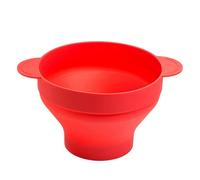 Recipiente reutilizable para palomitas de maíz - Cajas de aperitivos de silicona con asa y tapa | Cuenco para palomitas de maíz para el microondas - Para cine en casa, cine, carnaval, amantes del cine