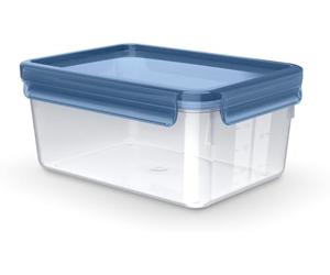 Recipiente TEFAL Masterseal Eco 2,2L: diseño ecológico, hermético, higiénico, apto para microondas, sin BPA, lavavajillas y congelador. 30 años de garantía, fabricado en Alemania. N1171518.
