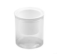 Recipiente transparente de riego automático para verduras en maceta, construcción de resina PP que permite la penetración de la luz y la circulación del aire alrededor de las raíces (12 cm)