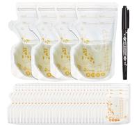 Recipientes Almacenamiento Leche Materna,30 piezas, 250ML Bolsas Leche Materna,Bolsas Almacenar Leche Materna Sin BPA,Bolsa Congelación Leche Materna Bolsas Recoger Leche Materna Recolector