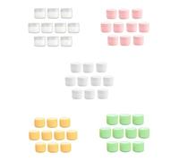 Recipientes cosméticos de plástico transparente a prueba de fugas de 50 g, juego de 50, portátiles para viajes, para loción, suero, gel, productos de belleza de lujo, no perfectos para salones