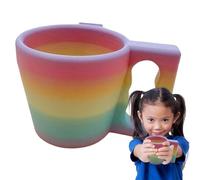 Recipientes de helado de pinta - Soporte para cuenco de yogur con impresión 3D | Recipientes reutilizables para helado con asa para almacenamiento de alimentos, fiestas, reuniones, cocina, escuela