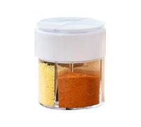 Recipientes De Sal Para Encimera - Botellas De Especias Transparentes De 4 Compartimentos | Organizador De Azúcar Para Cocina Pastelería Comedor Restaurante Casa Baño