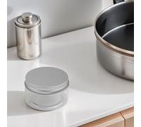 Recipientes herméticos de almacenamiento de plástico transparente con tapas de aluminio para granos de café, azúcar, miel, mermeladas de comida para perros, cosméticos, juego de 10 piezas