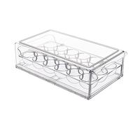 Recipientes para Alimentos Caja de almacenamiento de huevos, refrigerador, caja especial de mantenimiento fresco, tipo cajonera multicapa, se puede superponer bandeja de huevos para Refrigerador Fruta