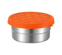 Recipientes Para Refrigerios Para Niños Pequeños: Cajas De Acero Inoxidable A Prueba De Fugas, Diseño Apilable Con Seguras, Material Duradero Sin BPA + Acabado Resistente Al Óxido, Construcción