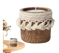 Recipientes vacíos de ancha para decoración del hogar, para tarros de conservas para hacer velas, para estantes, cocina, dormitorio, sala de estar, baño, hotel, oficina, boda, fiesta