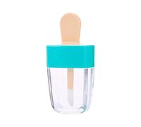 Recipientes vacíos para bálsamo labial, tubos giratorios y rellenables, soporte para tubo de bálsamo labial para cosméticos DIYS, Green