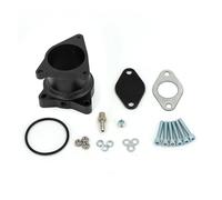 Recirculación Gases Para VW 1.9L L4 1998 1999 2000 2001-2004 | Para Beetle Para Golf Para Jetta 50/57/63MM Reemplazo Tubo Aluminio 1,9/2.0TDI 75/80/90/115/100/130/160BHP(03-Black)