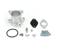 Recirculación Gases Para VW 1.9L L4 1998 1999 2000 2001-2004 | Para Beetle Para Golf Para Jetta 50/57/63MM Reemplazo Tubo Aluminio 1,9/2.0TDI 75/80/90/115/100/130/160BHP(03-Silver)