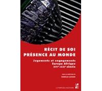 Récit De Soi Présence Au Monde (ebook)