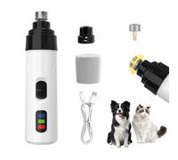 Recitem Lijador de garras para perros - Profesional 2 velocidades eléctrico recargable para perros - Cuidado y alisado sin dolor para perros pequeños, medianos y grandes perros y gatos