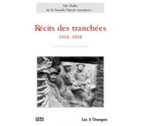 Récits Des Tranchées (ebook)