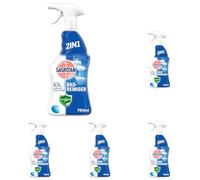 Reckitt Sagrotan - Limpiador de baño 2 en 1 con película antisuciedad para una higiene fiable en el baño, 1 botella pulverizadora de 750 ml (Paquete de 5)