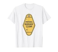 Reclamación de Equipaje Emocional | Etiqueta Clave Retro Vintage Motel Camiseta
