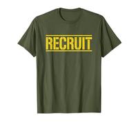 RECLUTAR A Las Fuerzas Armadas Militares ENLISTAN A Trainee DRAFTEE Camiseta