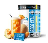 Reco Cell | Suplemento de Recuperación Post Entrenamiento con L-Glutamina, BCAA's 4:1:1 y Vitamina B6 (300g / 30 servicios) - Sabor Melón - Recuperador y Aumento Muscular con Fórmula Avanzada