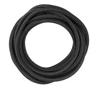 Recoge Cables 3m,Cubre Cables,Ocultar Cables TV,Recoge Cables Escritorio,Esconder Cables,Protector Cable Mascotas,Tapa Cables,para Ordenadores,Televisores,Uso Doméstico y de Oficina,Negro,Ø 6mm