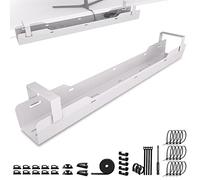 Recoge Cables Mesa Escritorio - Bandeja Cables Escritorio - Organizador Cables Escritorio - Ordenar Cables - Cable Management Desk Blanco Ultimate Setup®